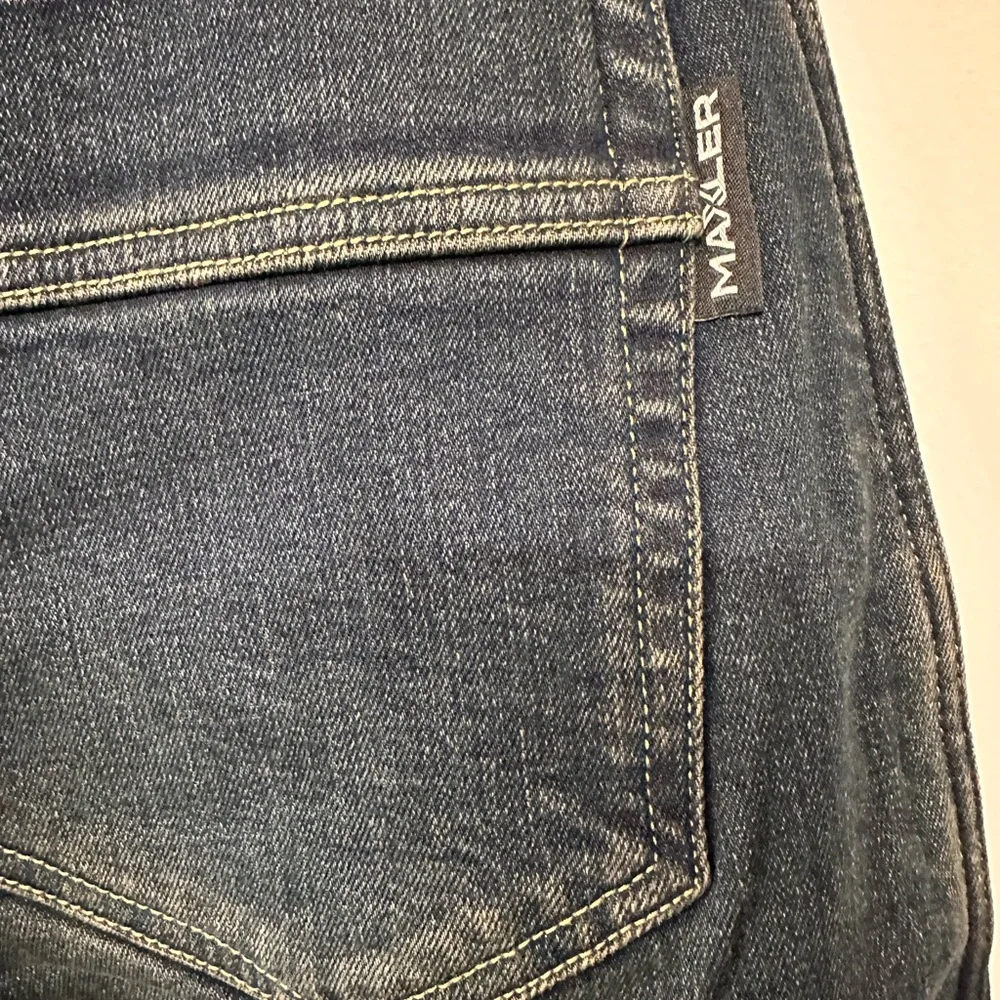 MAXLER JEANS Men's Dark Blue Jeans Riding Jeans, Motorcycle! NWT! Size 36. - Picture 6 of 8